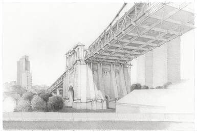 Manhattan Bridge - Dreamstate 2019 drawing
